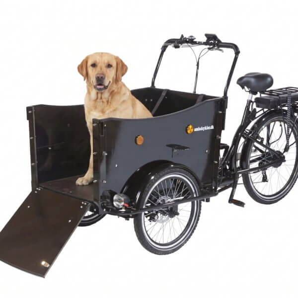 ladcykel med hund