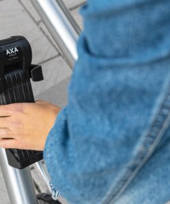 AXA kraftig foldelås til ladcykel – 90 cm – forsikringsgodkendt
